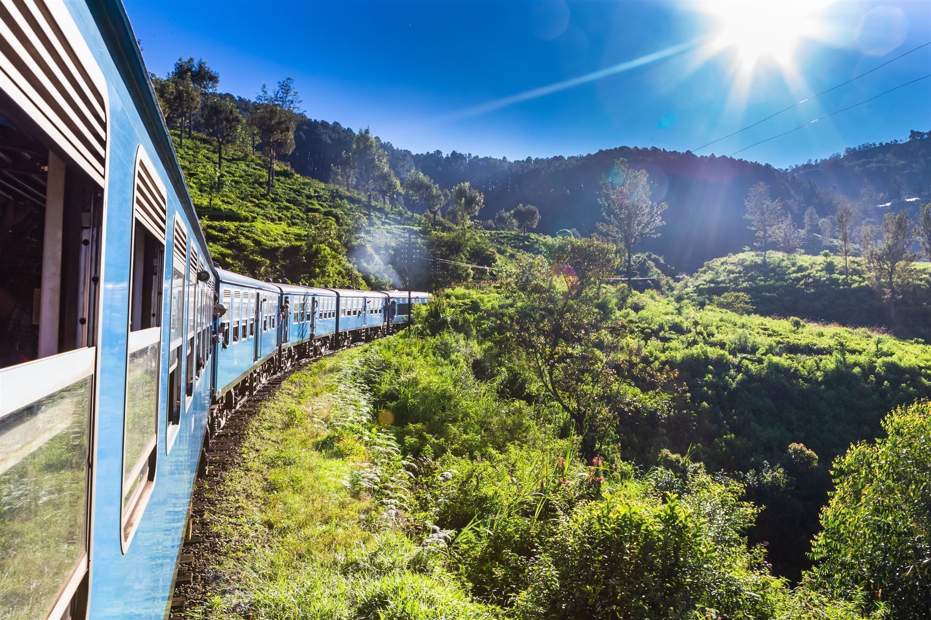 Zugfahrt nach Kandy
