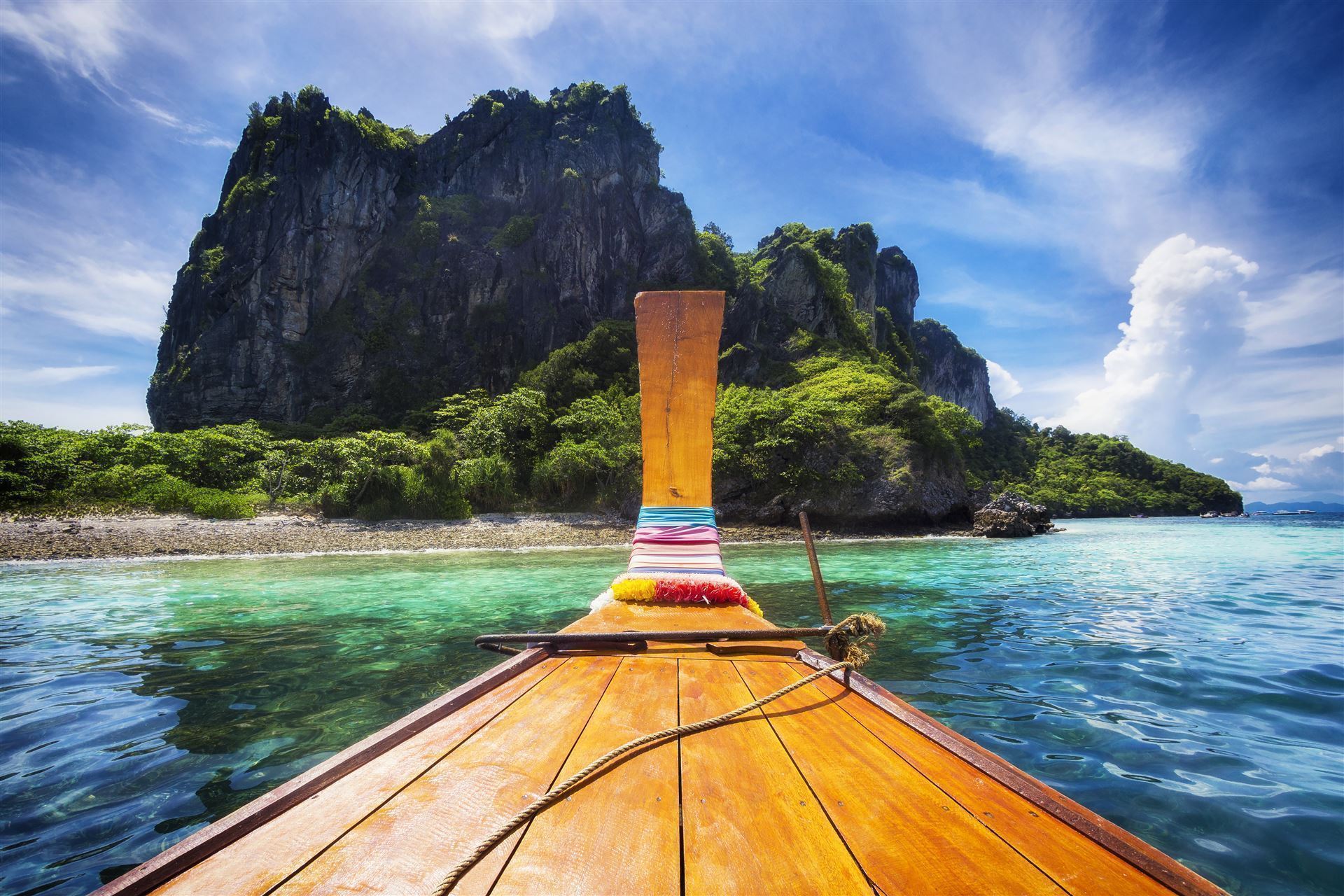 Langboot in Maya Bay