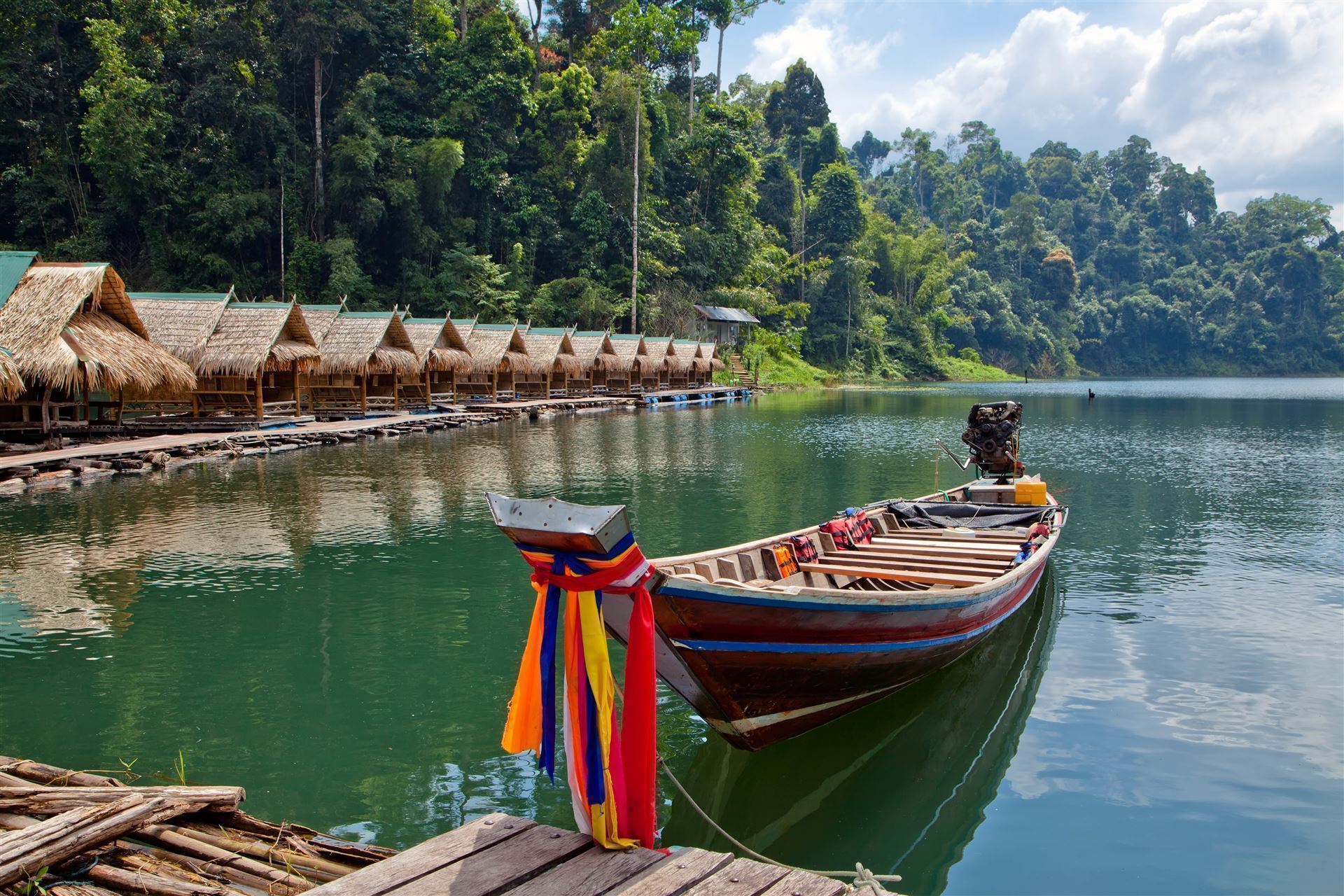 Khao Sok Park mit Boot