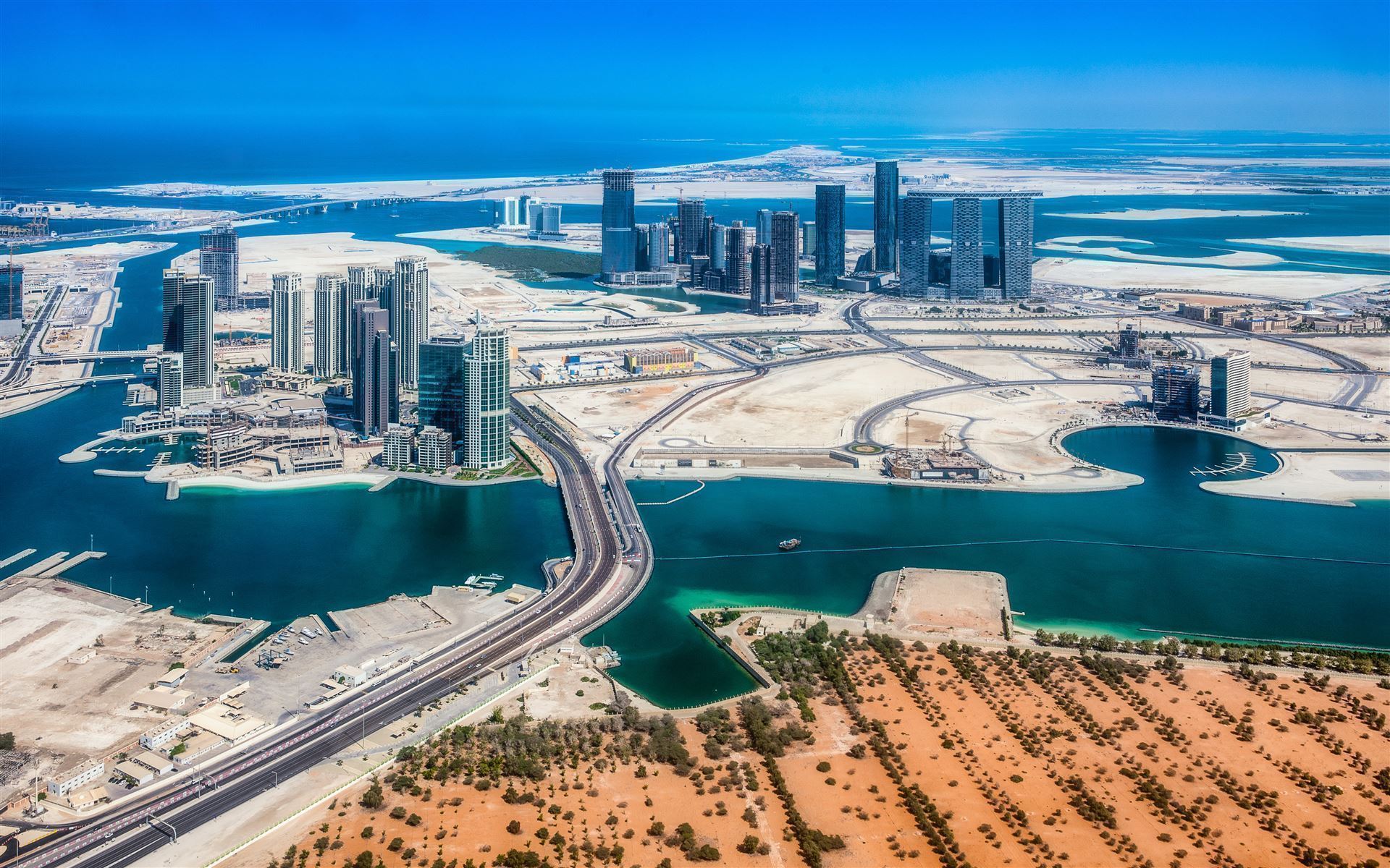 Abu Dhabi von oben