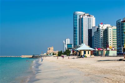 Ajman mit Beach
