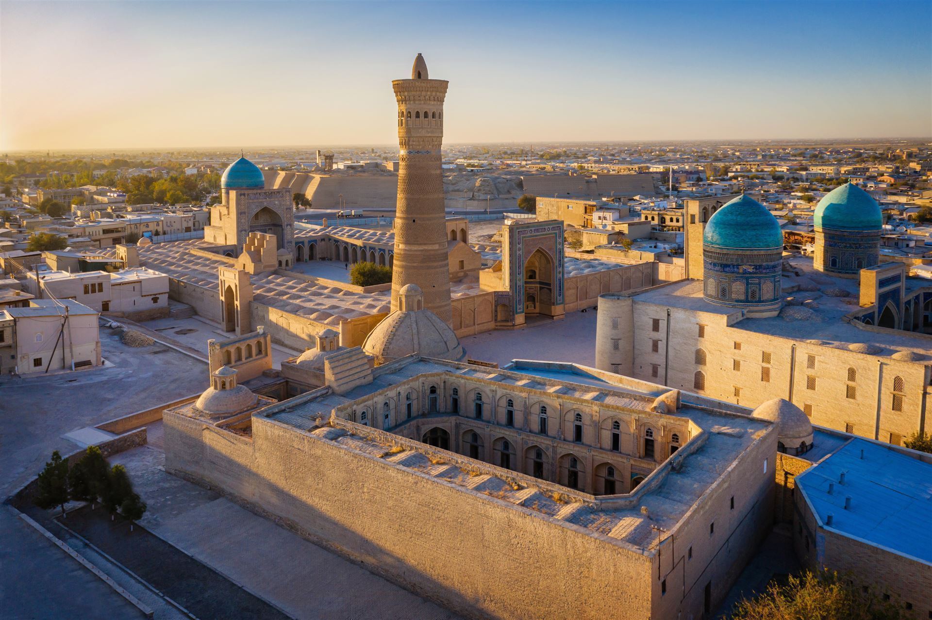 Blick auf das Kalon Minarett