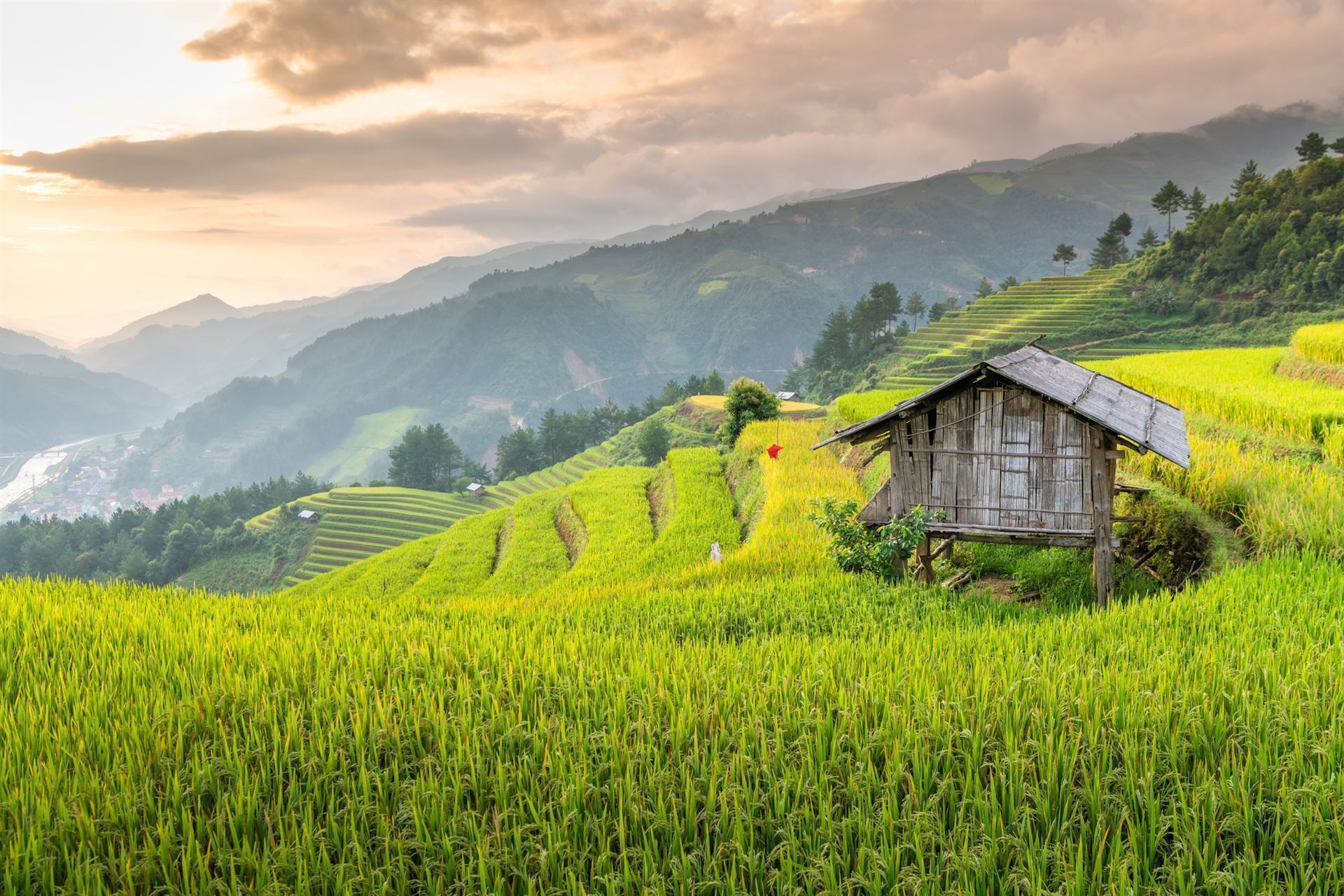 Sonnenuntergang Sapa