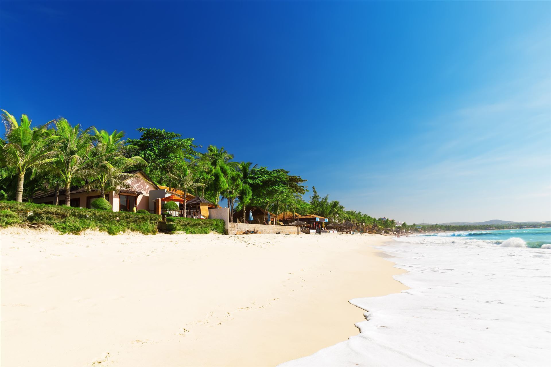 weißer Strand