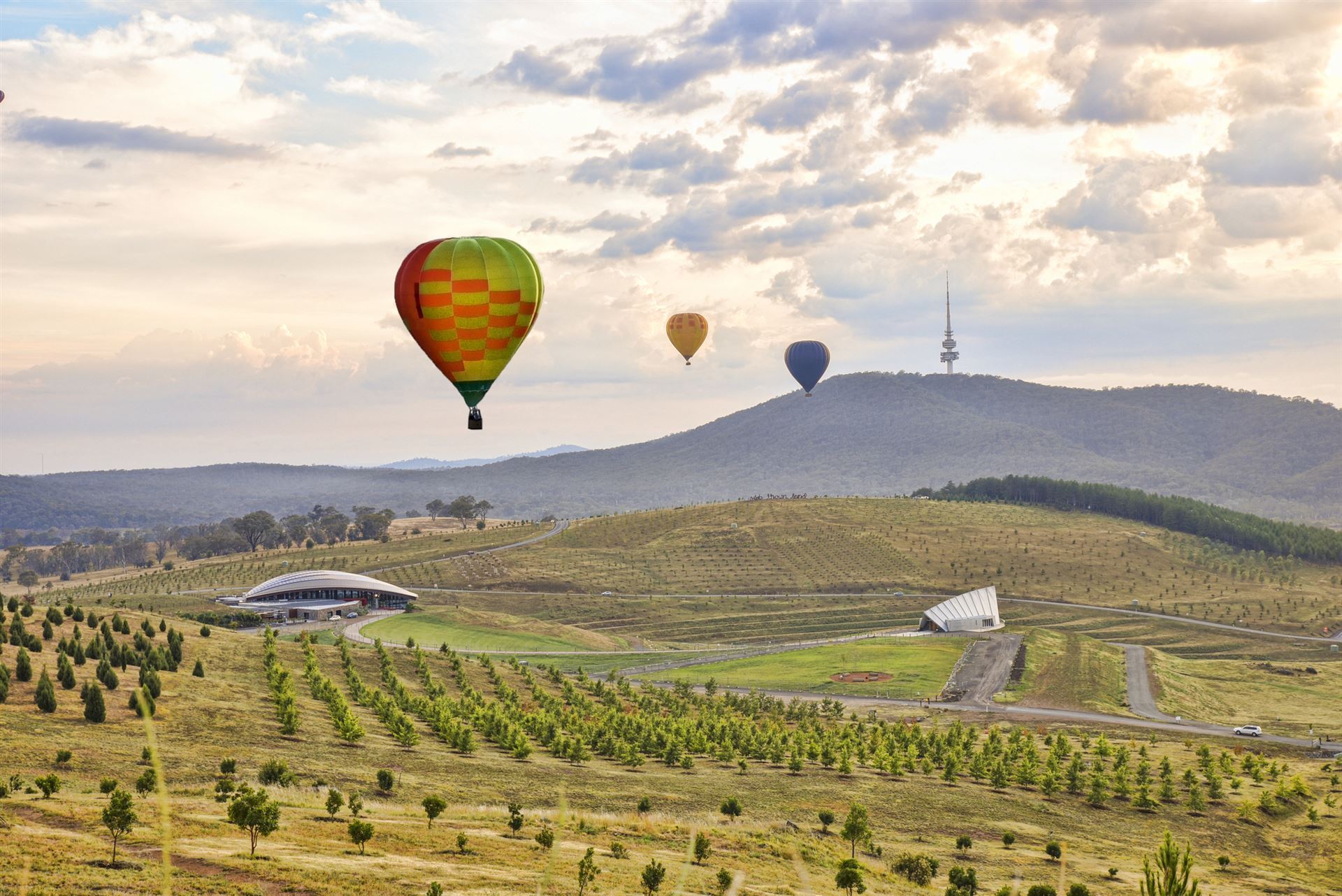 Ballons über Canberra
