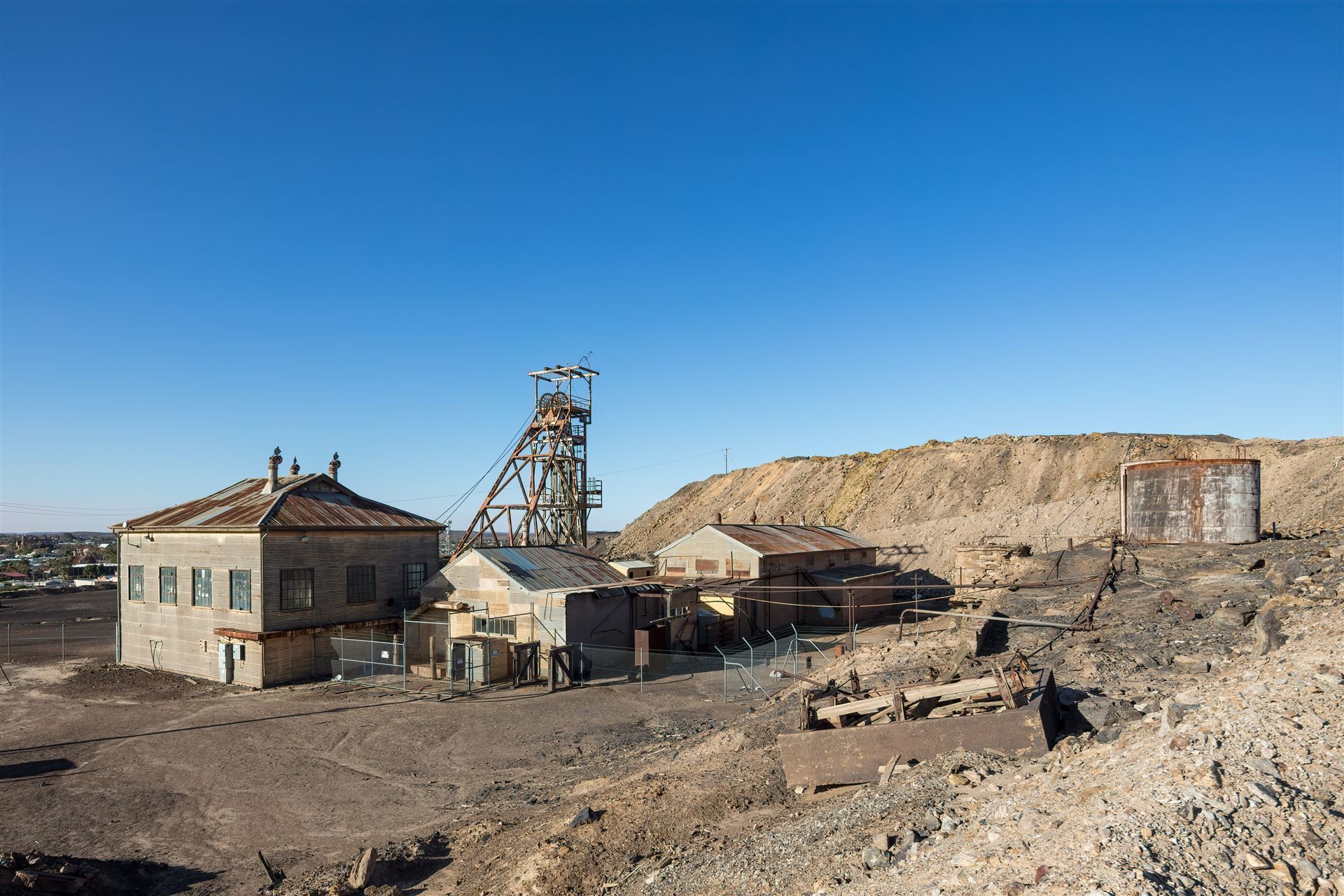 Ehemalige Mine in Broken Hill