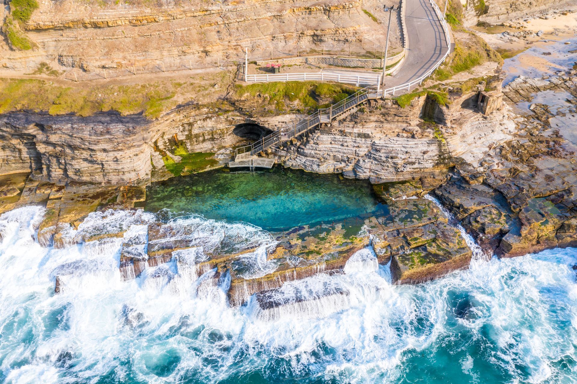 Felsenpool Bogey Hole bei Newcastle