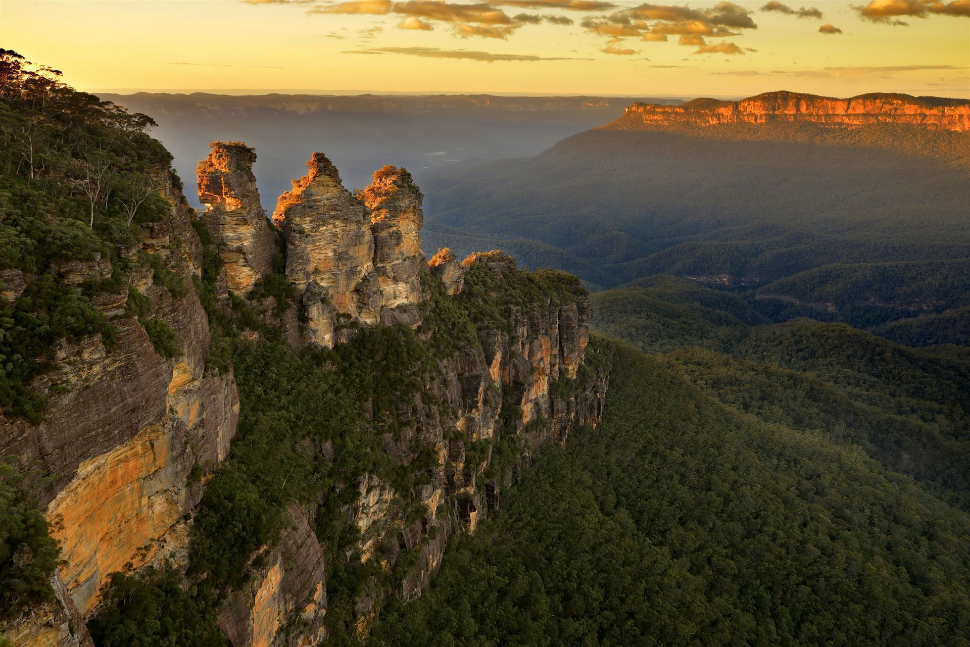 Three Sisters in den Blue Mountains