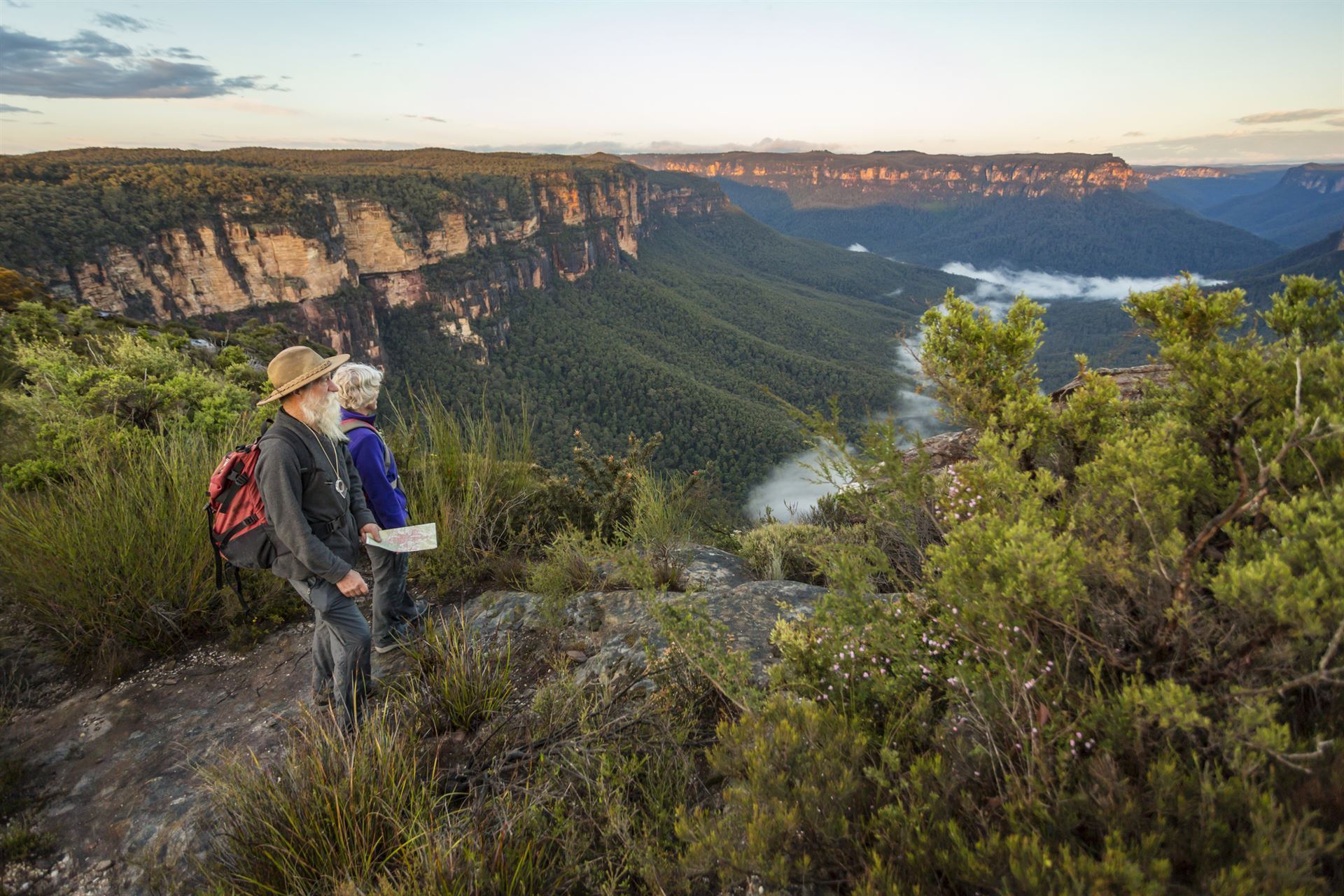 Tolle Aussicht in den Blue Mountains