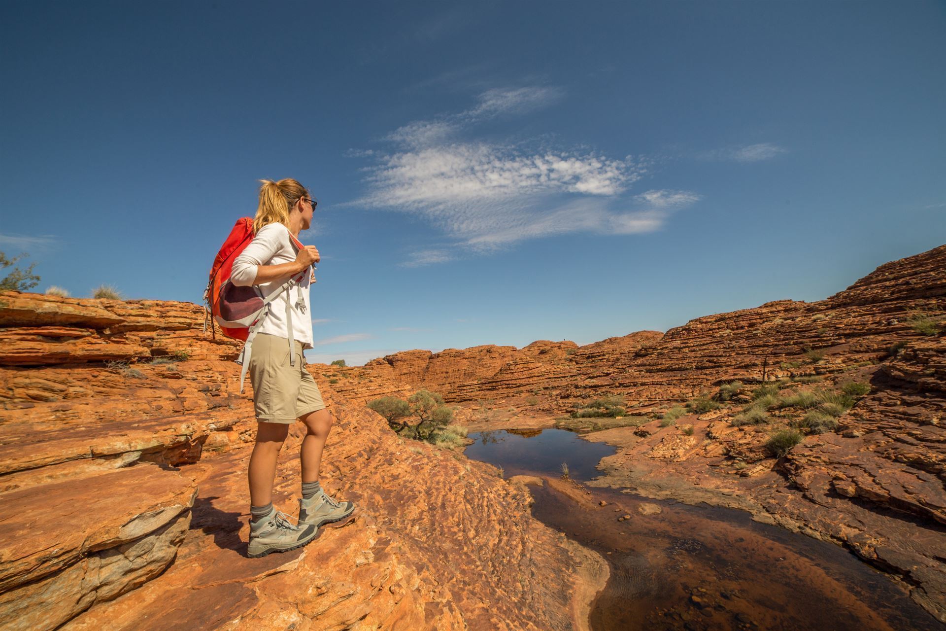 Wanderer im Kings Canyon