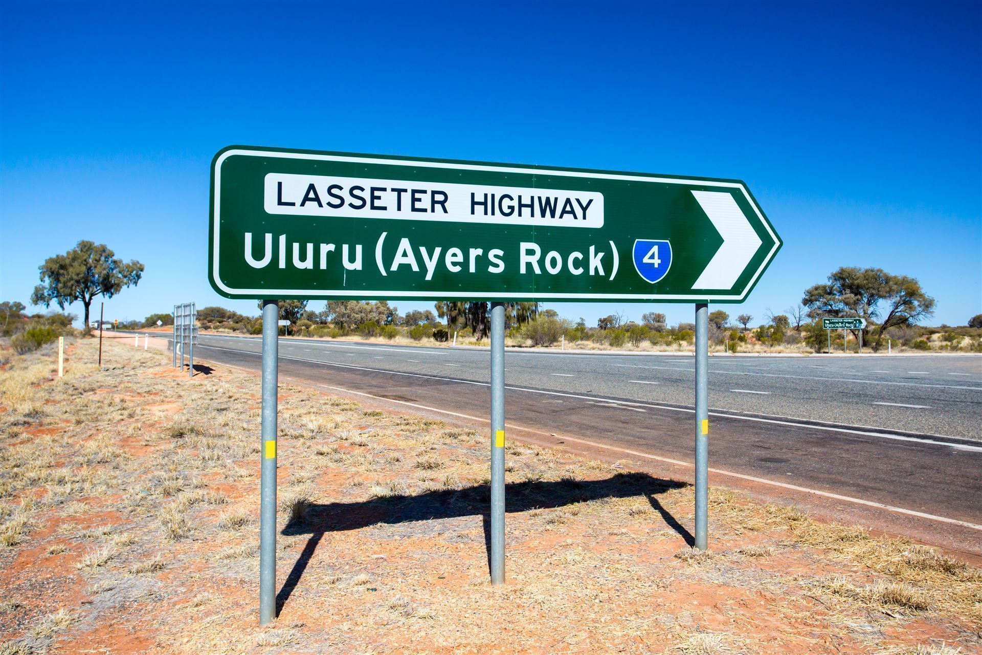 Ayers Rock Straßenschild