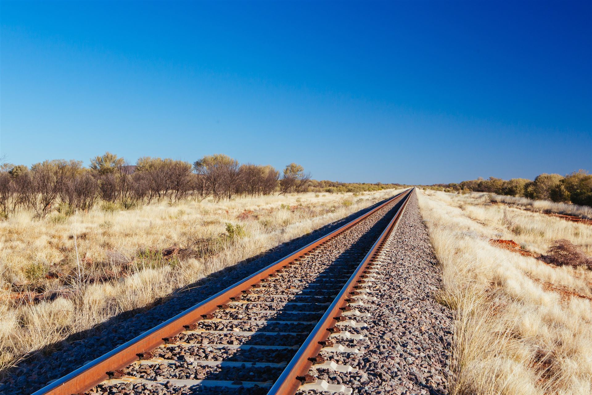 Bahnstrecke des Ghan im Northern Territory