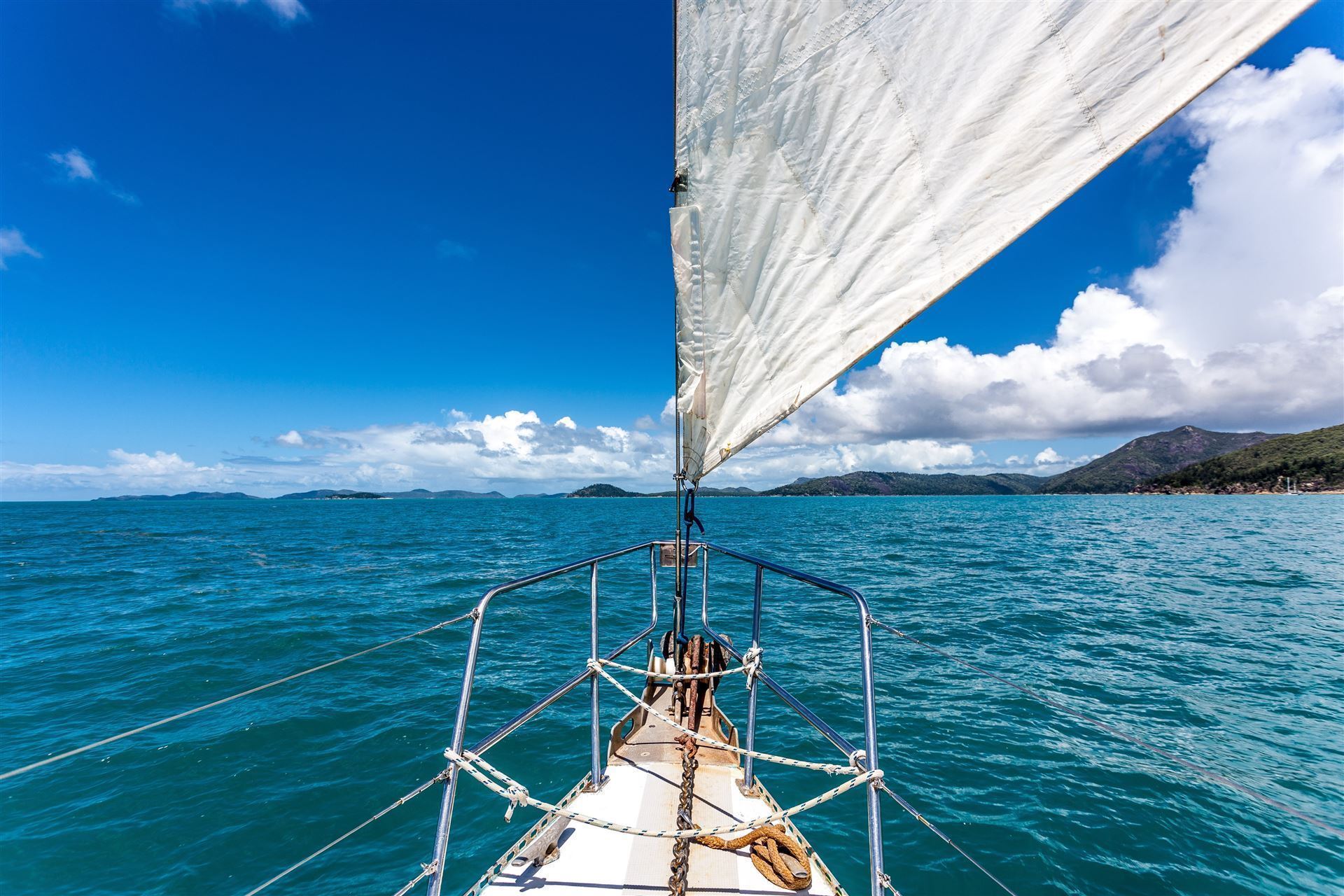 Mit dem Seegelboot zu den Whitsundays