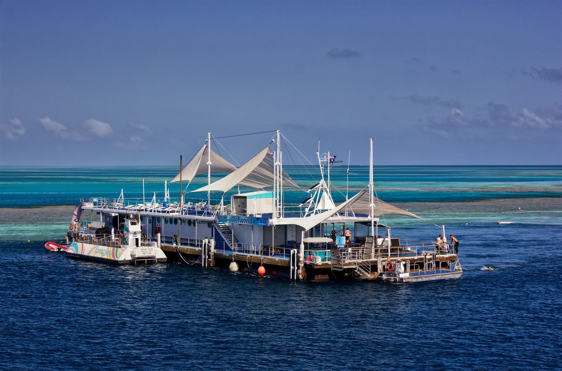 Plattform im Great Barrier Reef