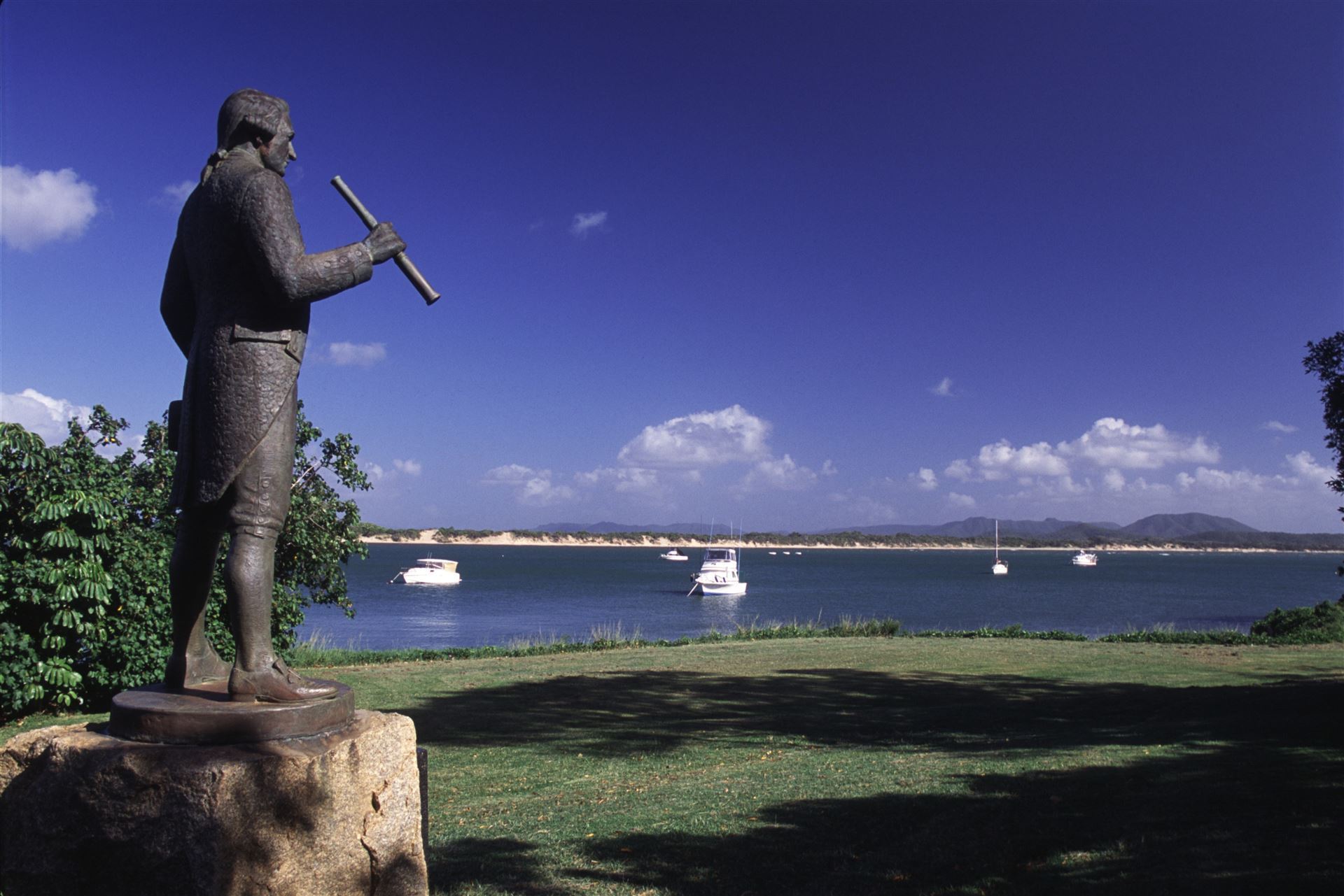 Statue von Captain Cook