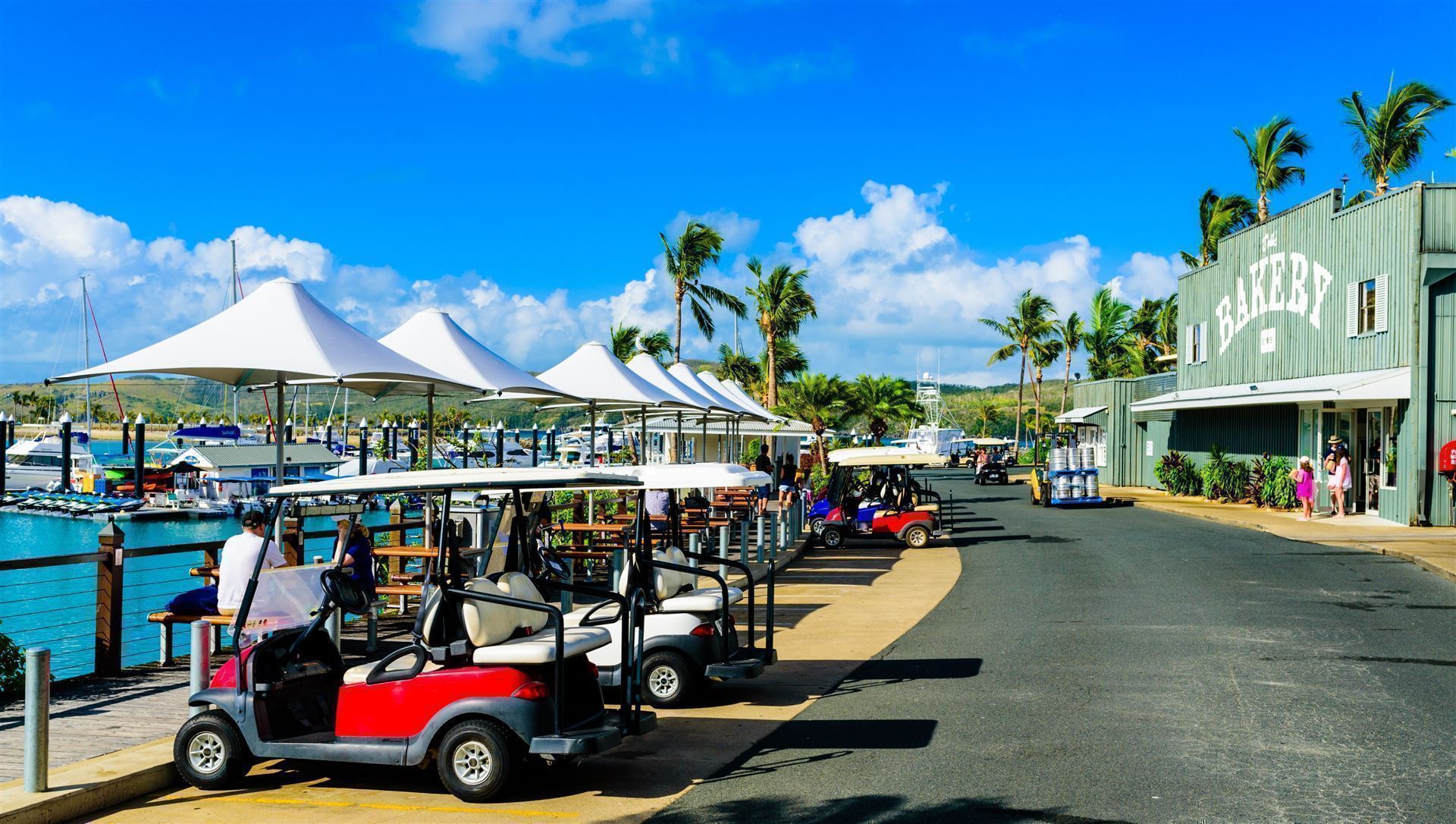 Hafen auf Hamilton island