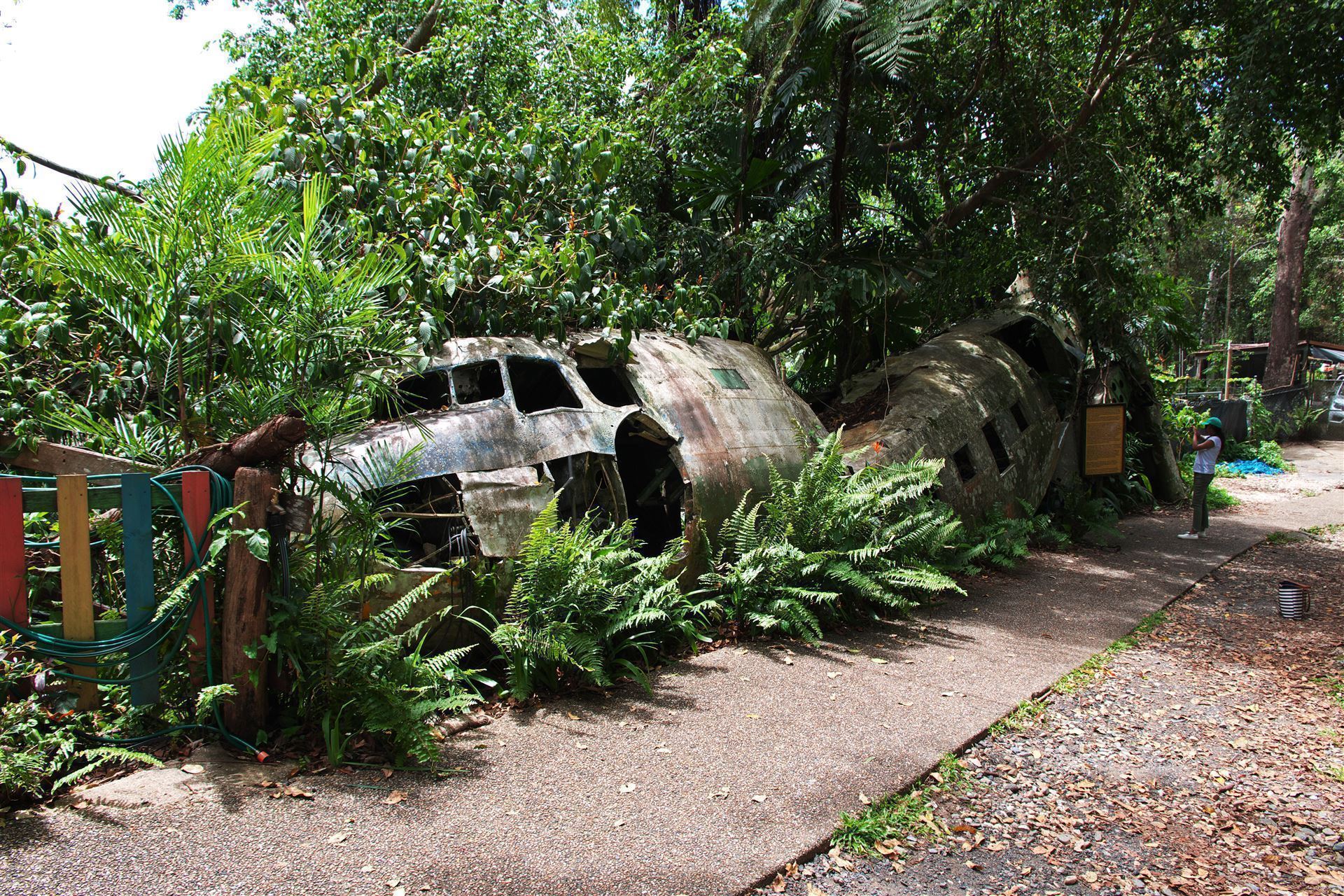 Flugzeugwrack in Kuranda