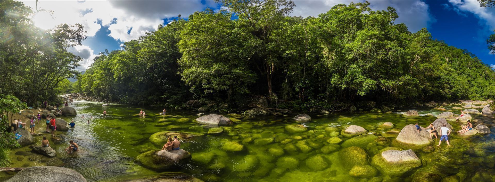 Panorama der Mossman Gorge