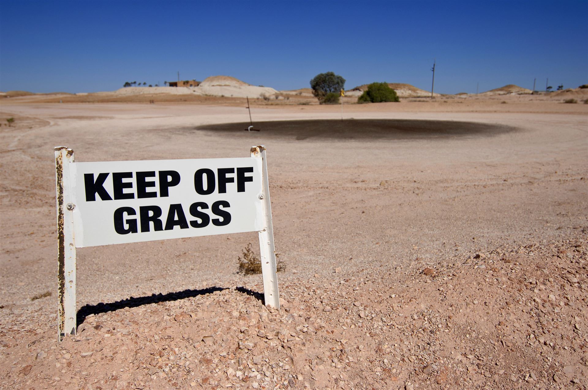 Golfplatz in Coober Pedy