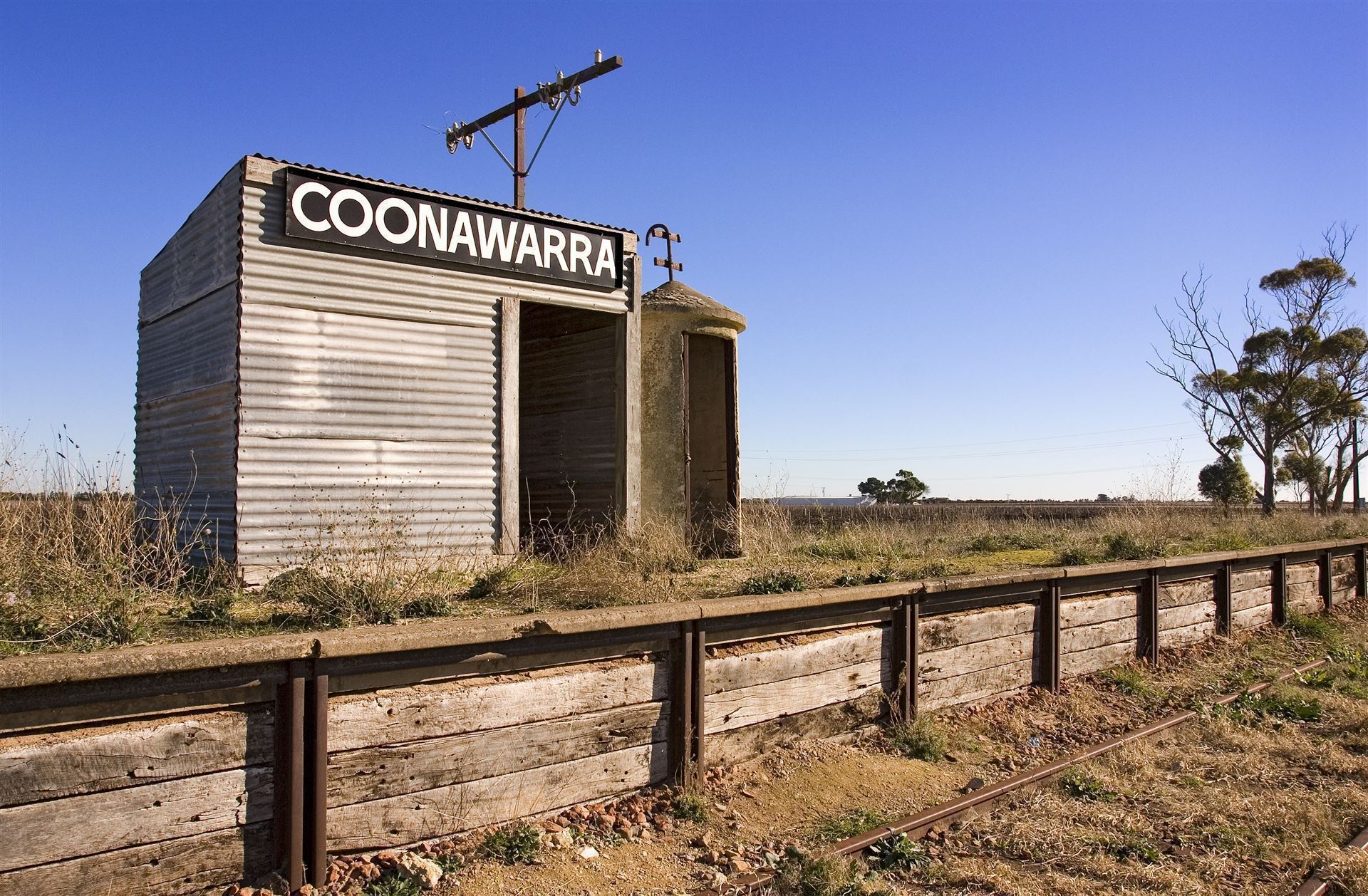 Ehemalige Bahnstation in Coonawarra