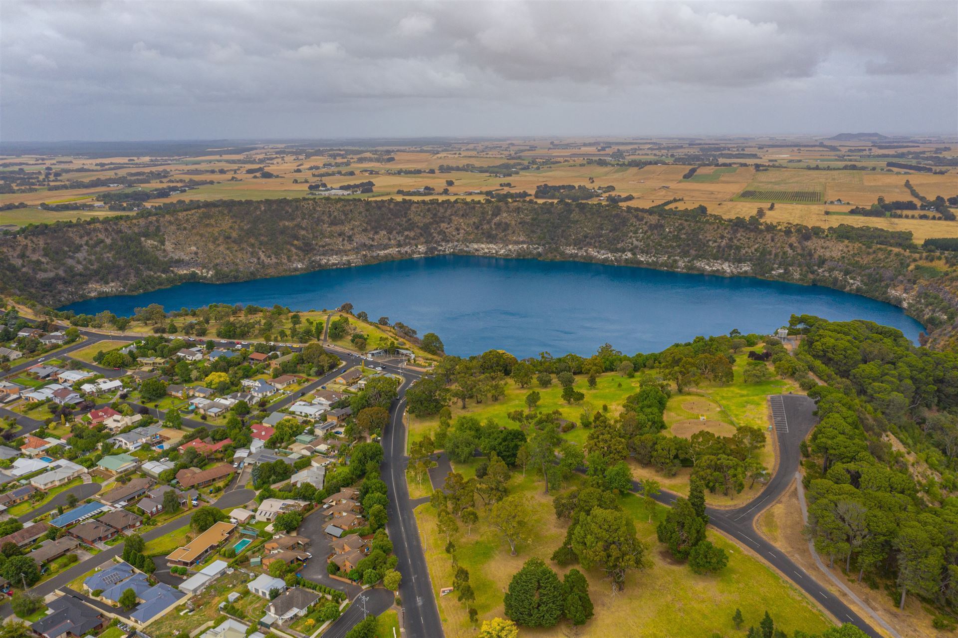 Mount Gambier am Blue Lake