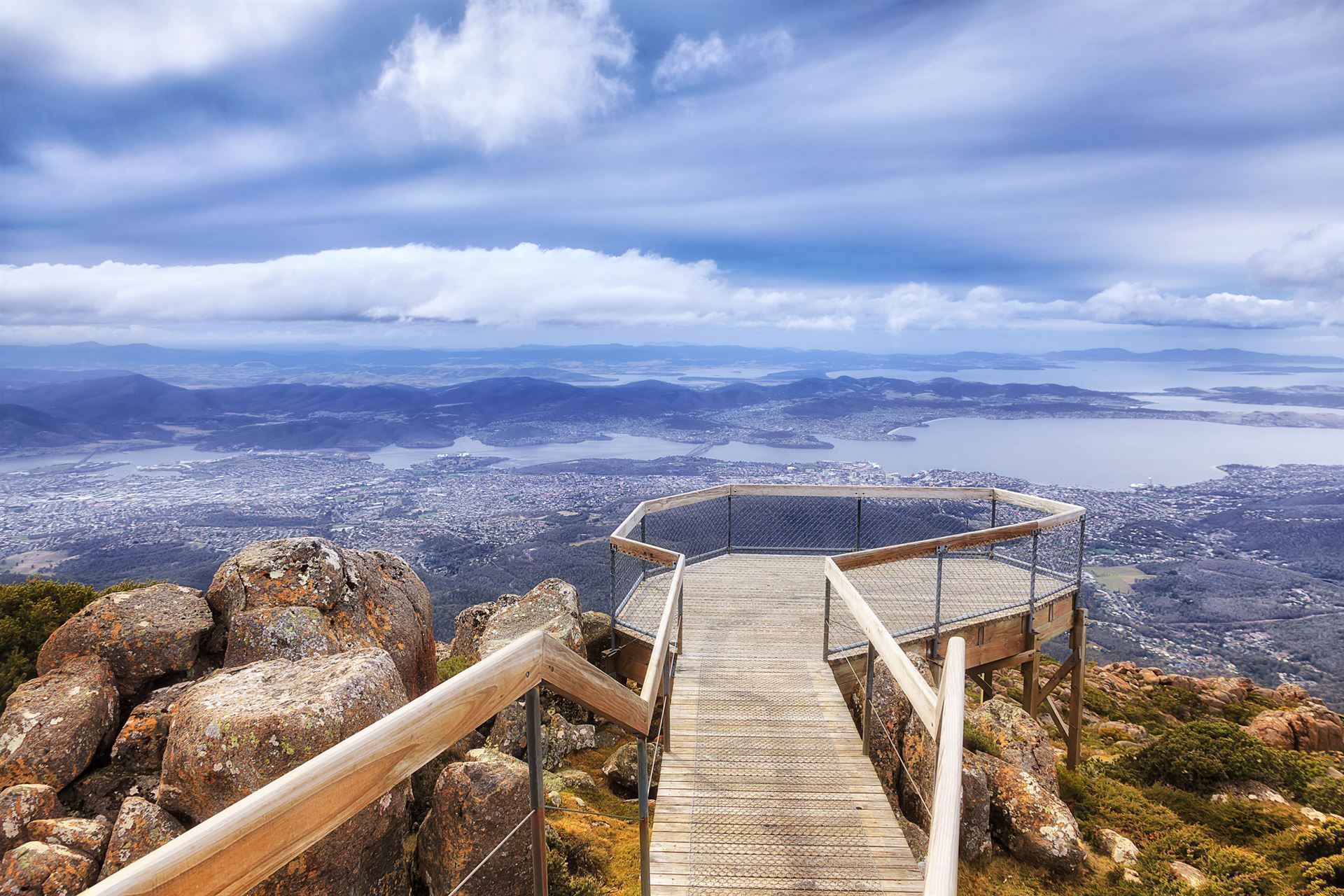 Aussichtspunkt vom Mount Wellington