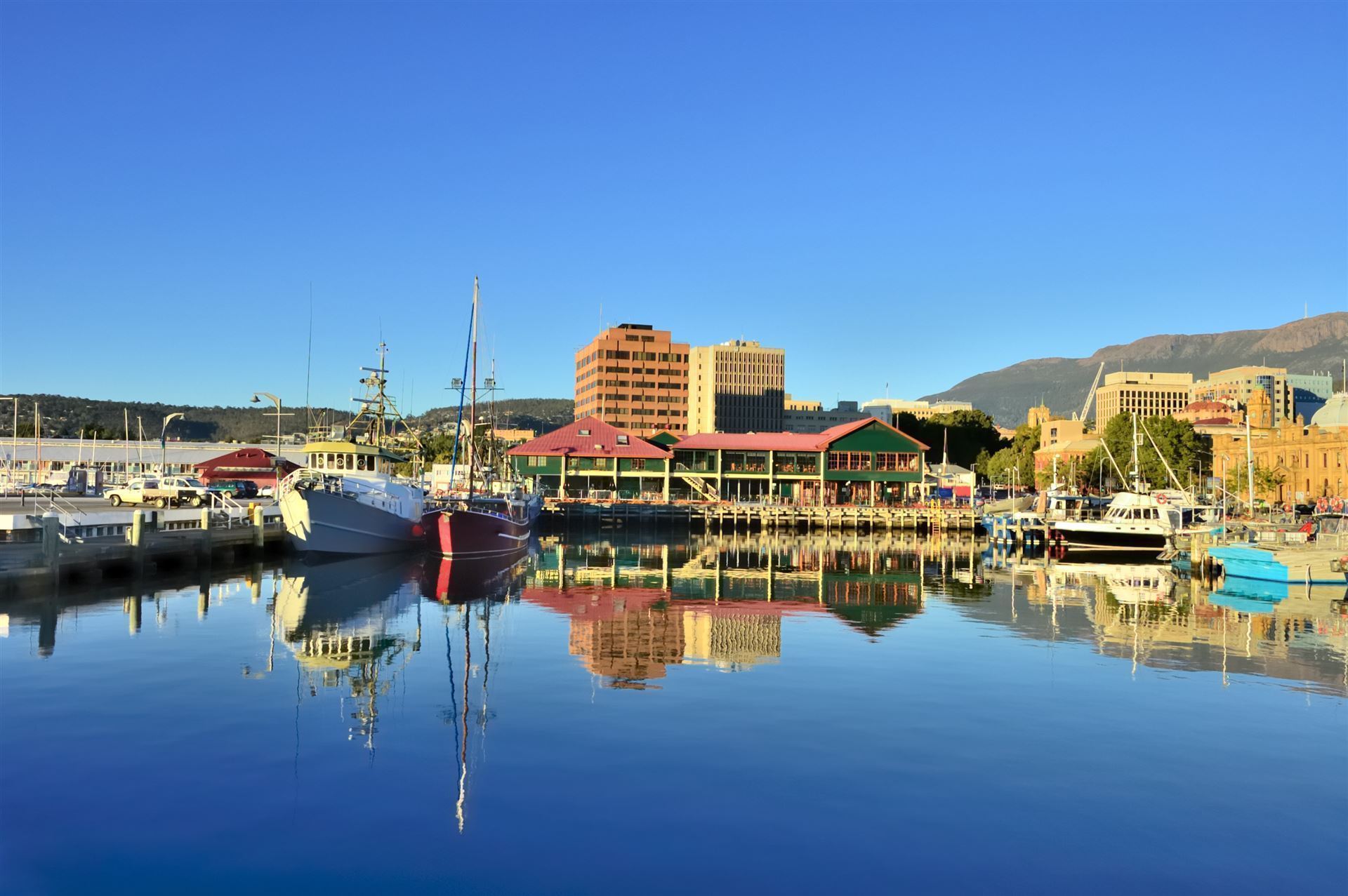 Hafen in Hobart