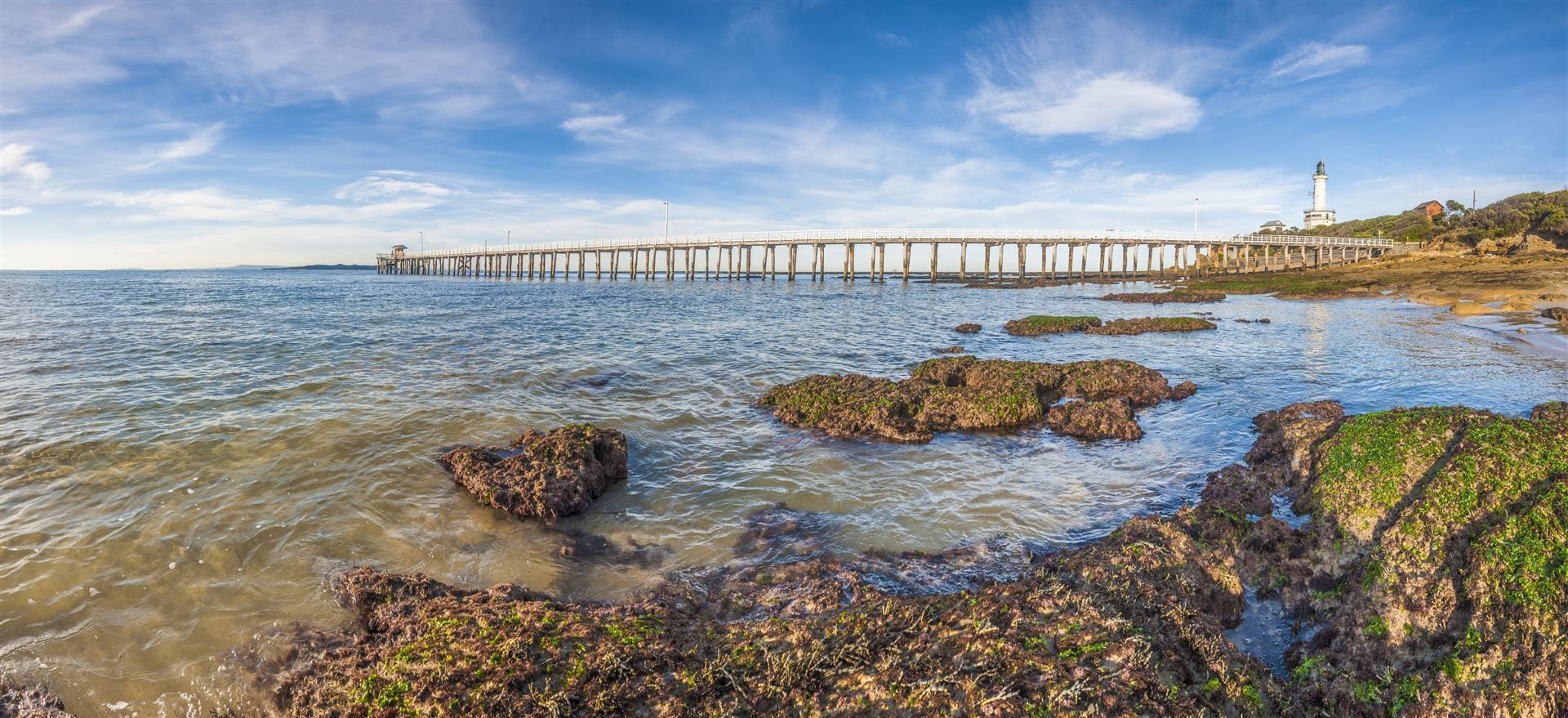 Point Lonsdale Jetty in der Nähe von Geelong