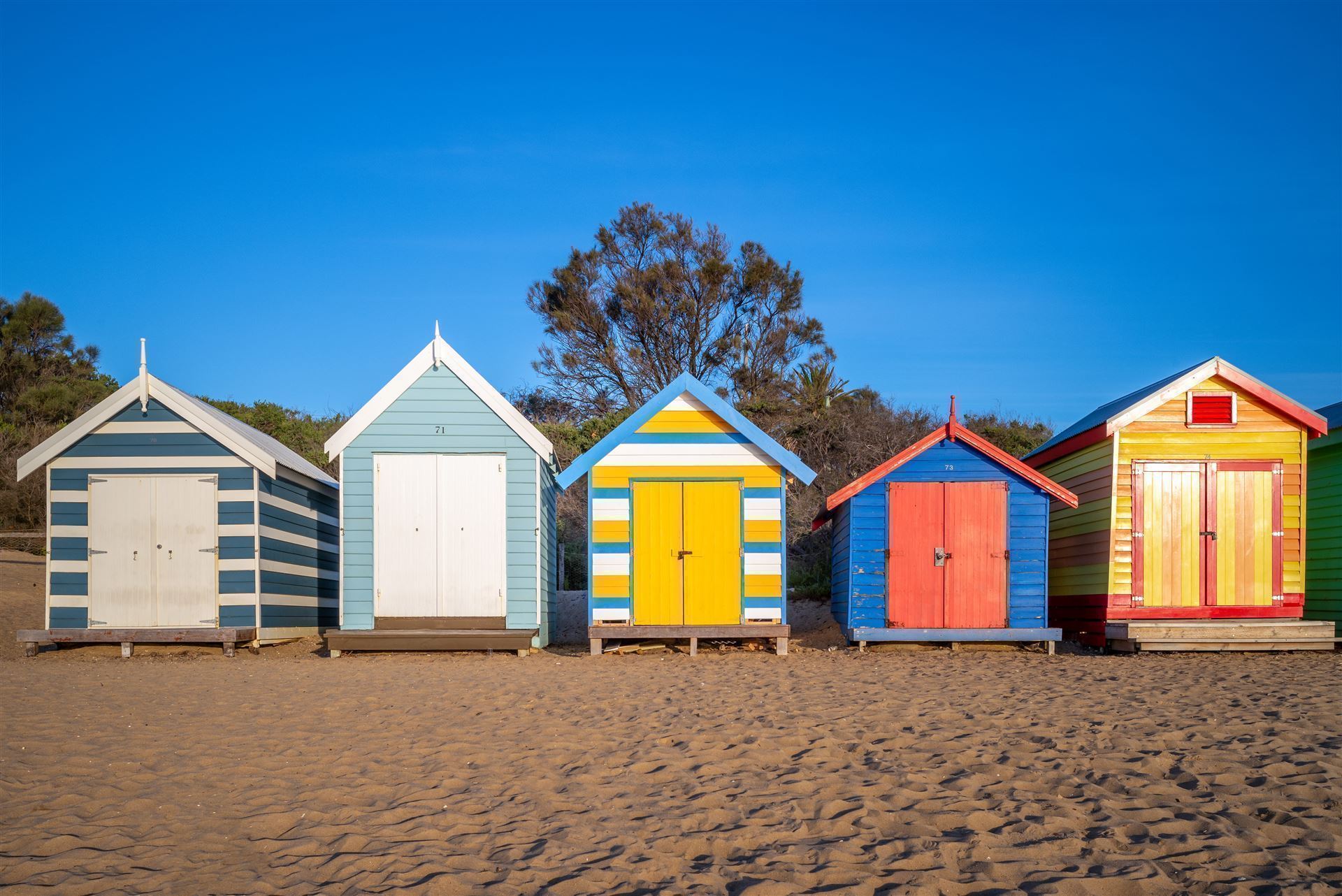 Brighton Beach, Melbourne, Australien