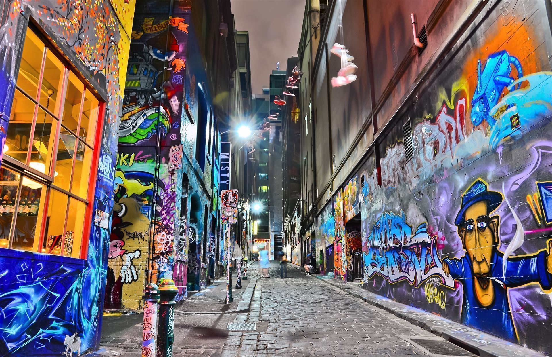 Hosier Lane in Melbourne