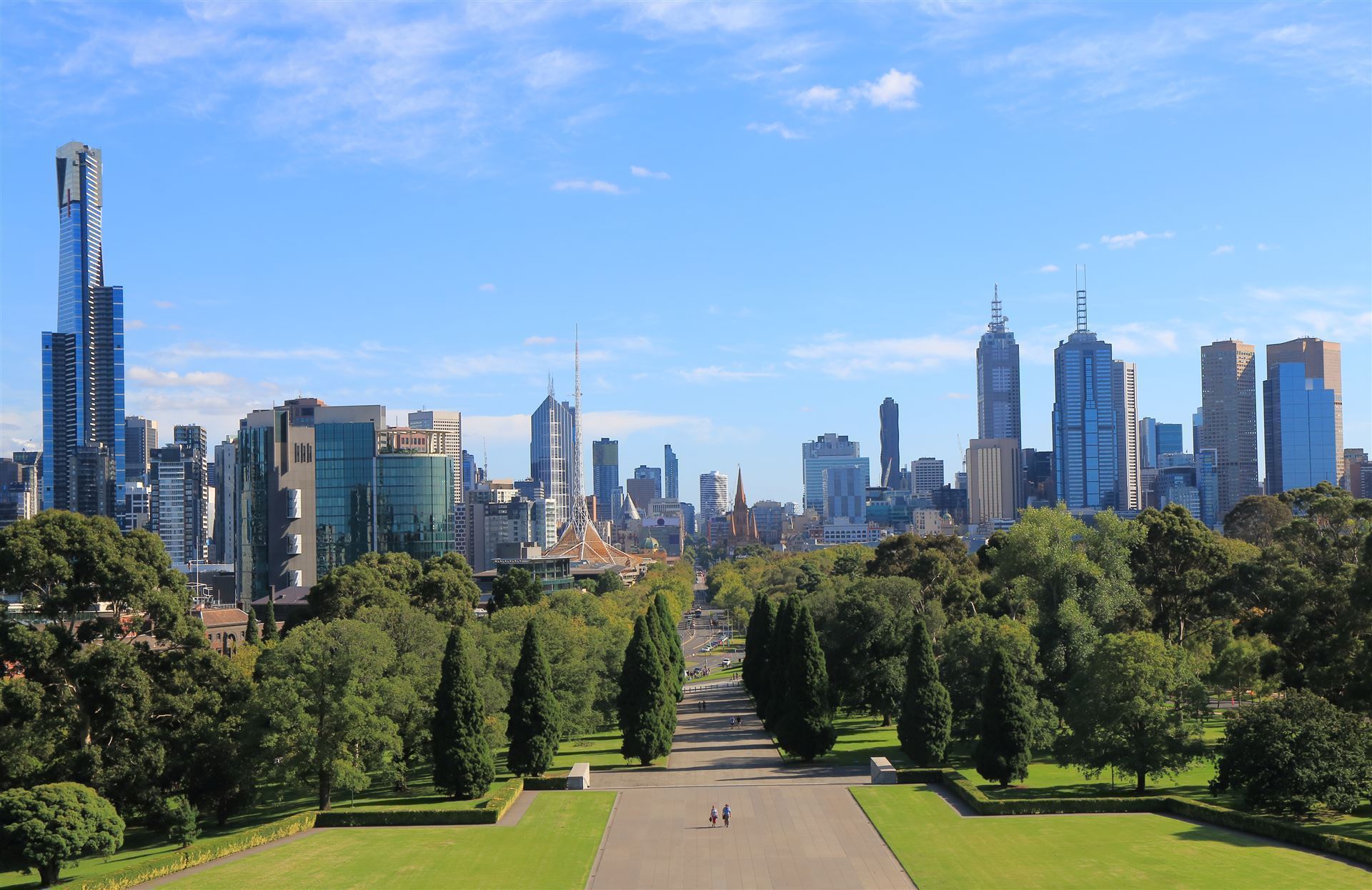 Skyline von Melbourne, Australien