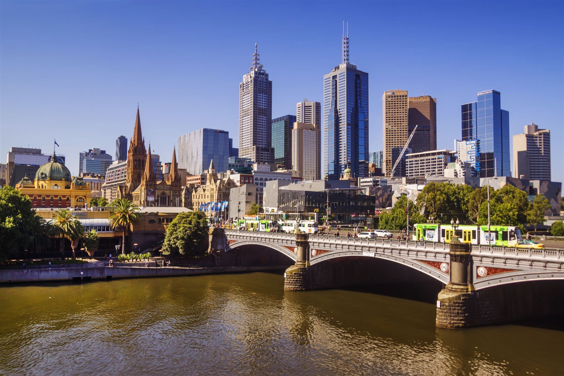Melbourne's Skyline, Australien