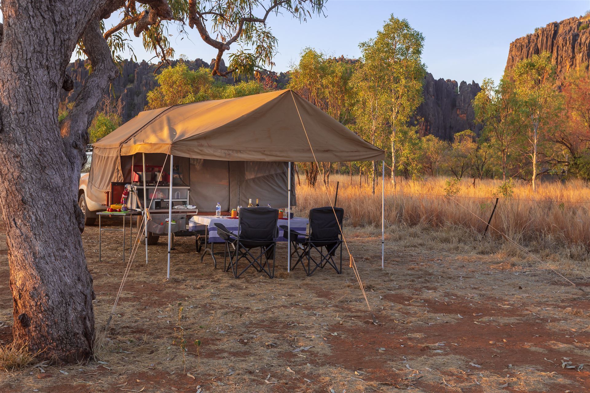 Camping in der Kimberley Region