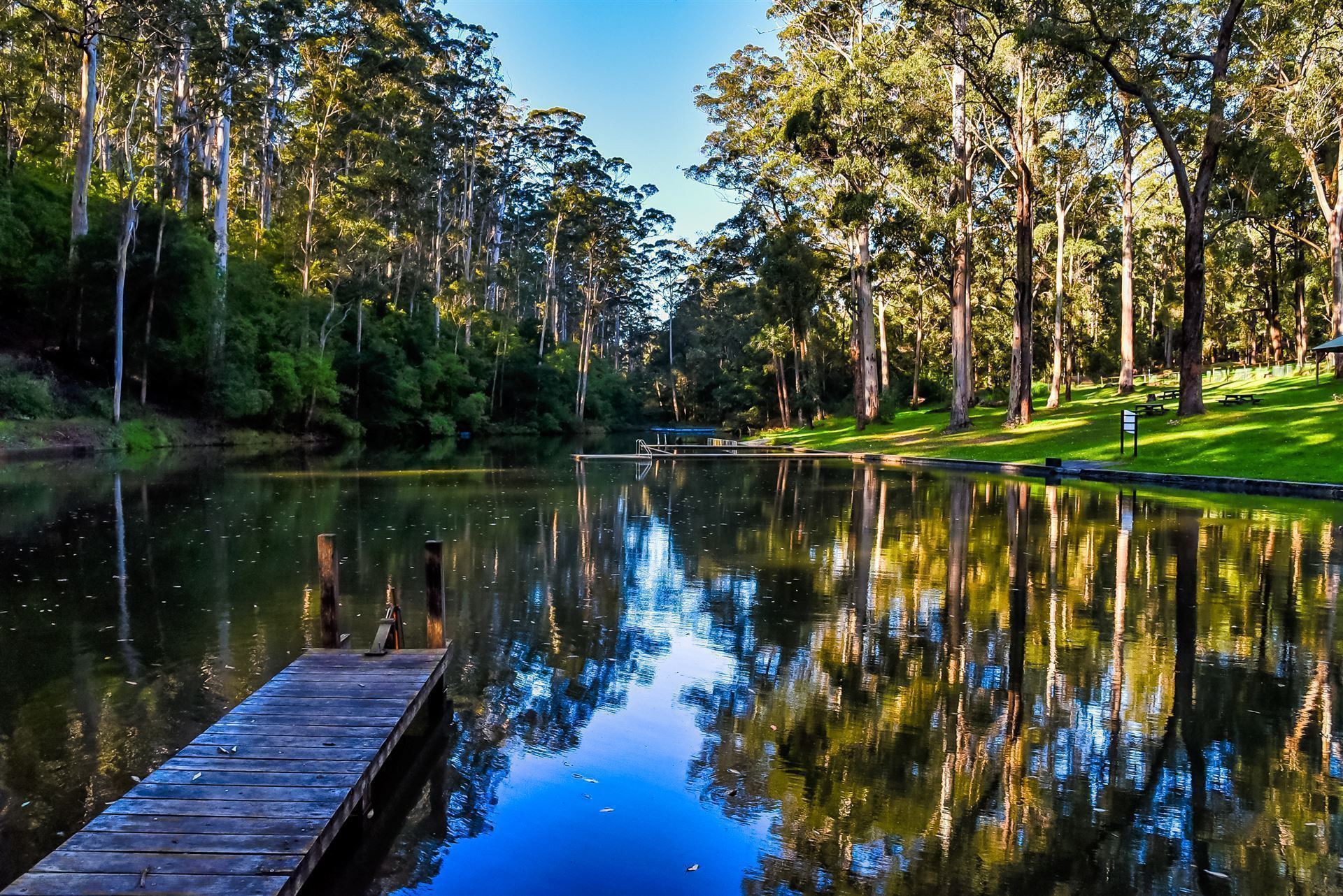 Teich in Pemberton