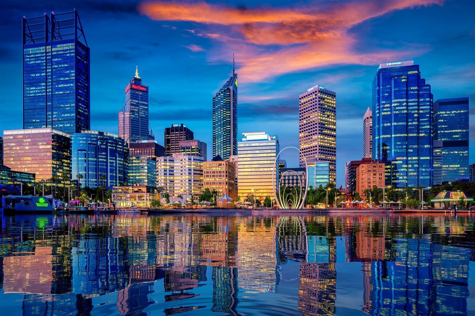 Sonnenaufgang in Perth