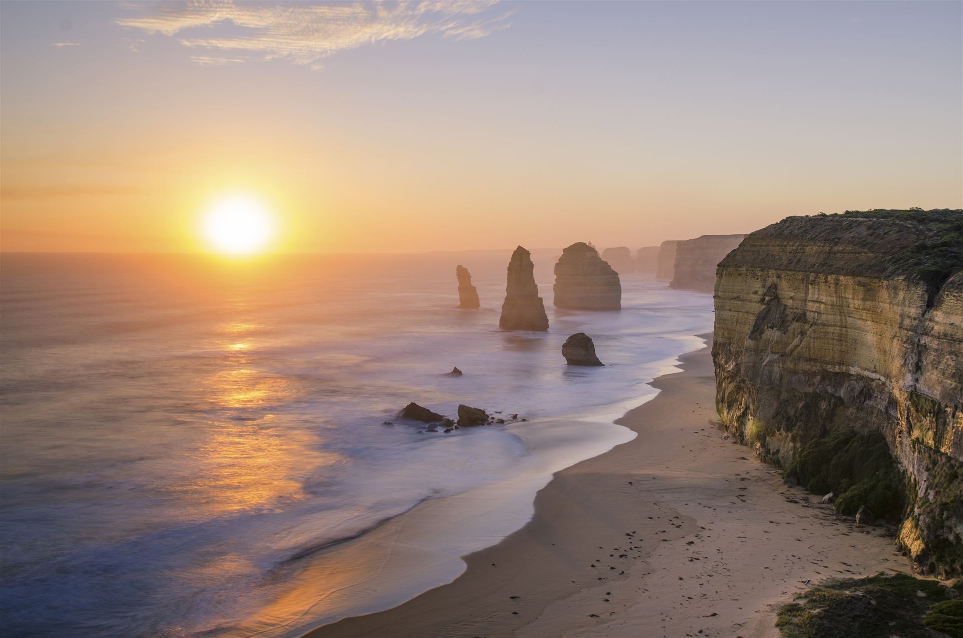 Sonnenuntergang an der Great Ocean Road
