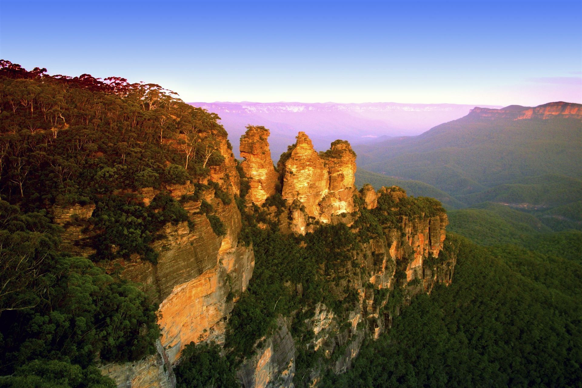 Three Sisters in den Blue Mountains
