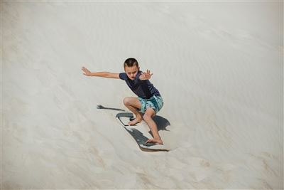 Sandboarding in Lancelin