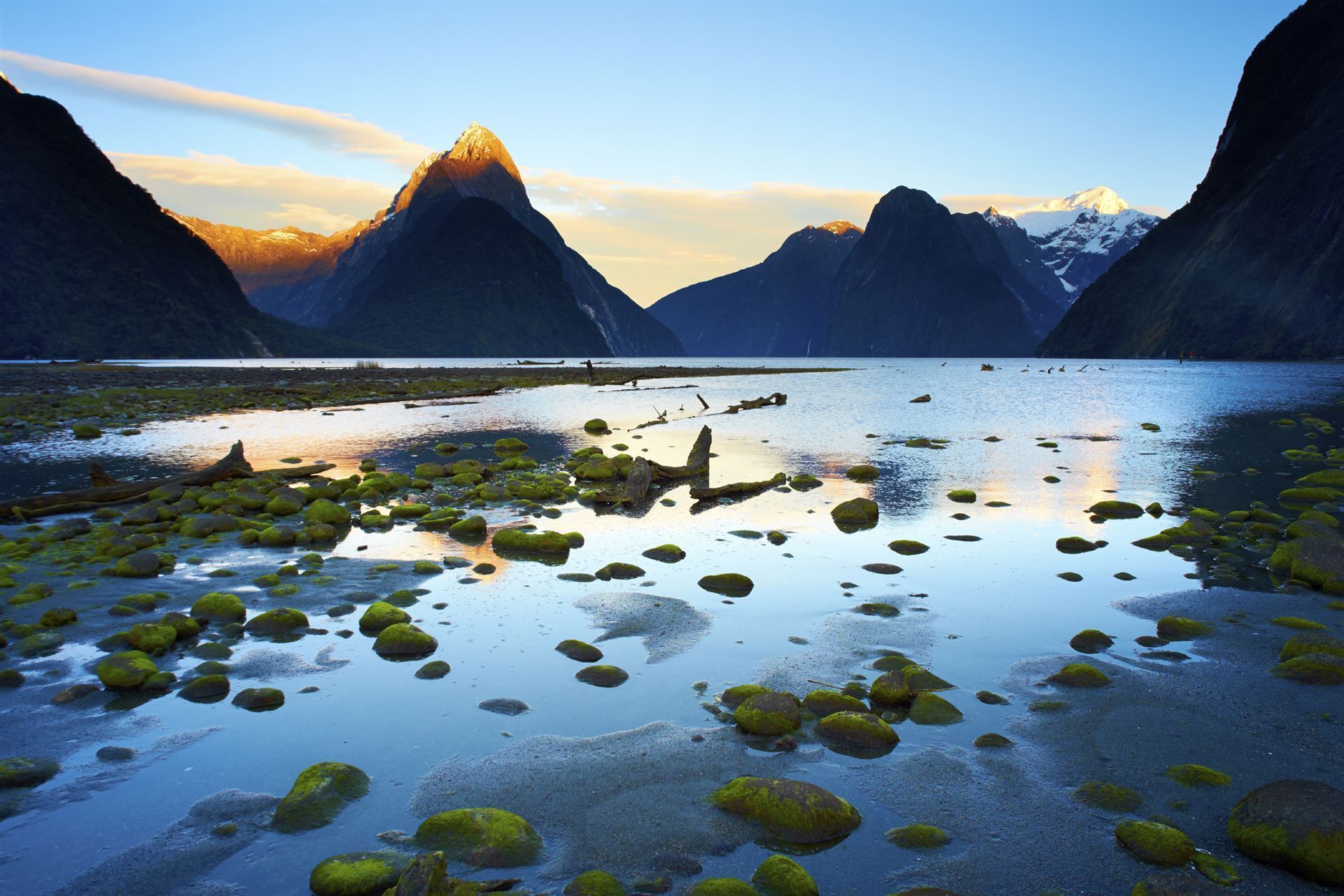 Sonnenaufgang Dawn Milford Sound