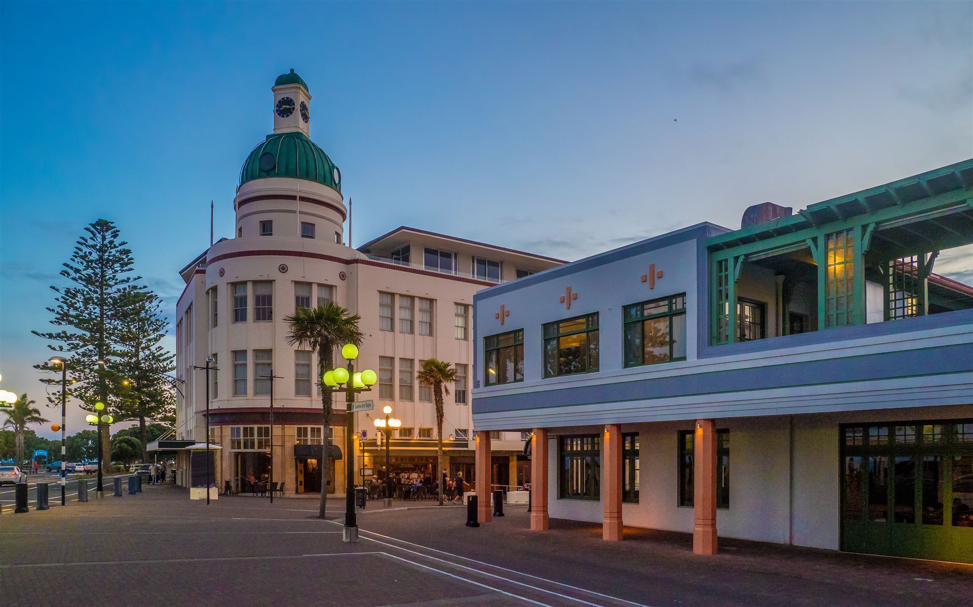Sommernacht in Napier