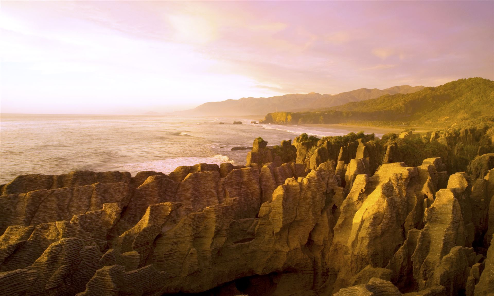 Pancake rocks