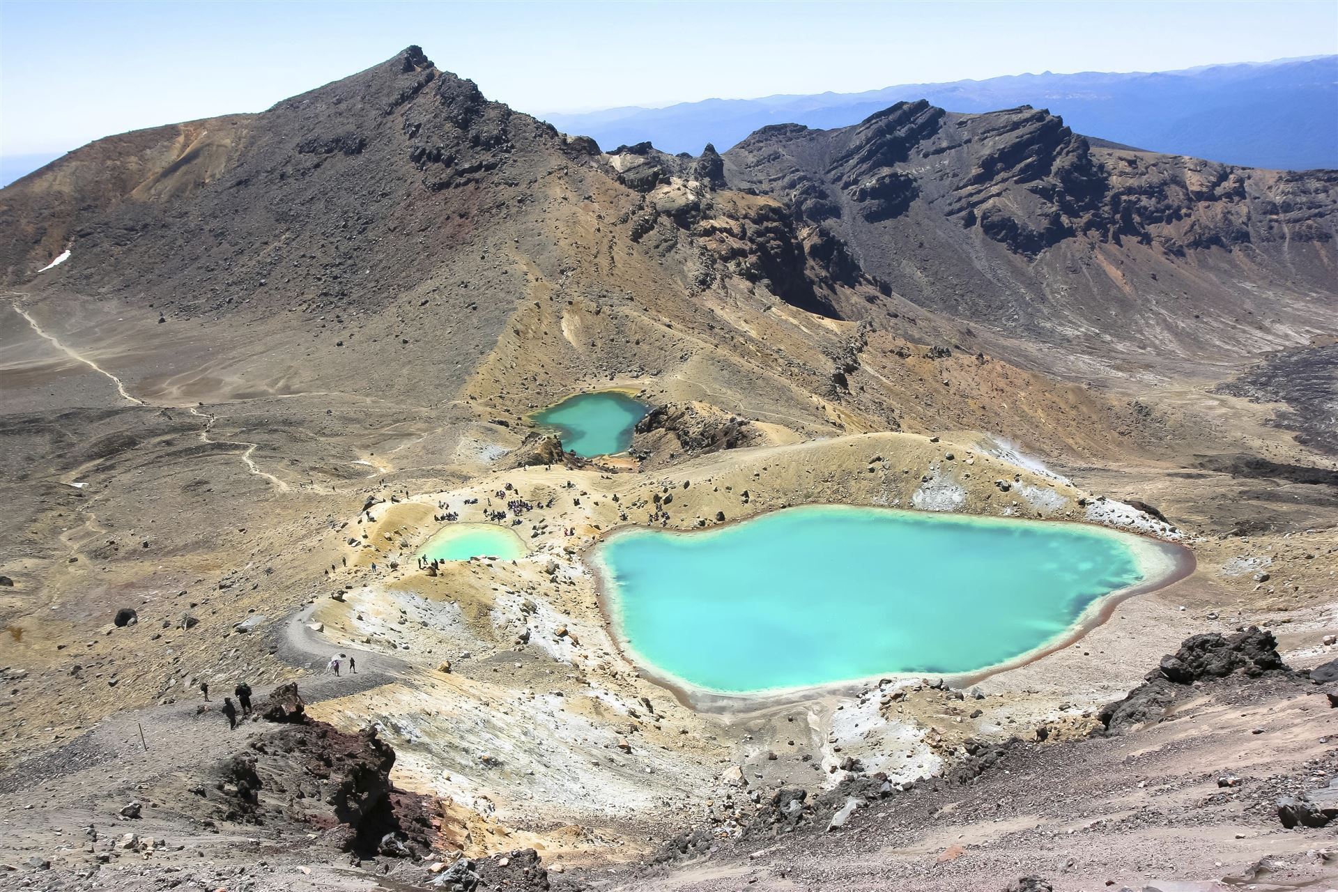 Emerald Lakes im Tongariro Nationalpark