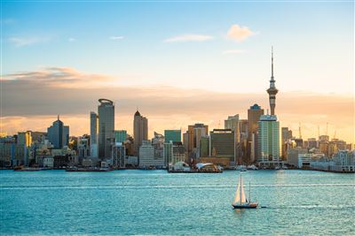 Sonnenuntergang Auckland