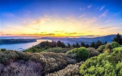 Sonnenuntergang Dunedin