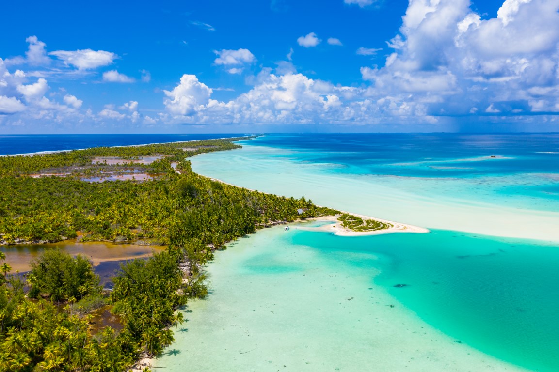 Fakarava Atoll Korallenriff und Pazifik