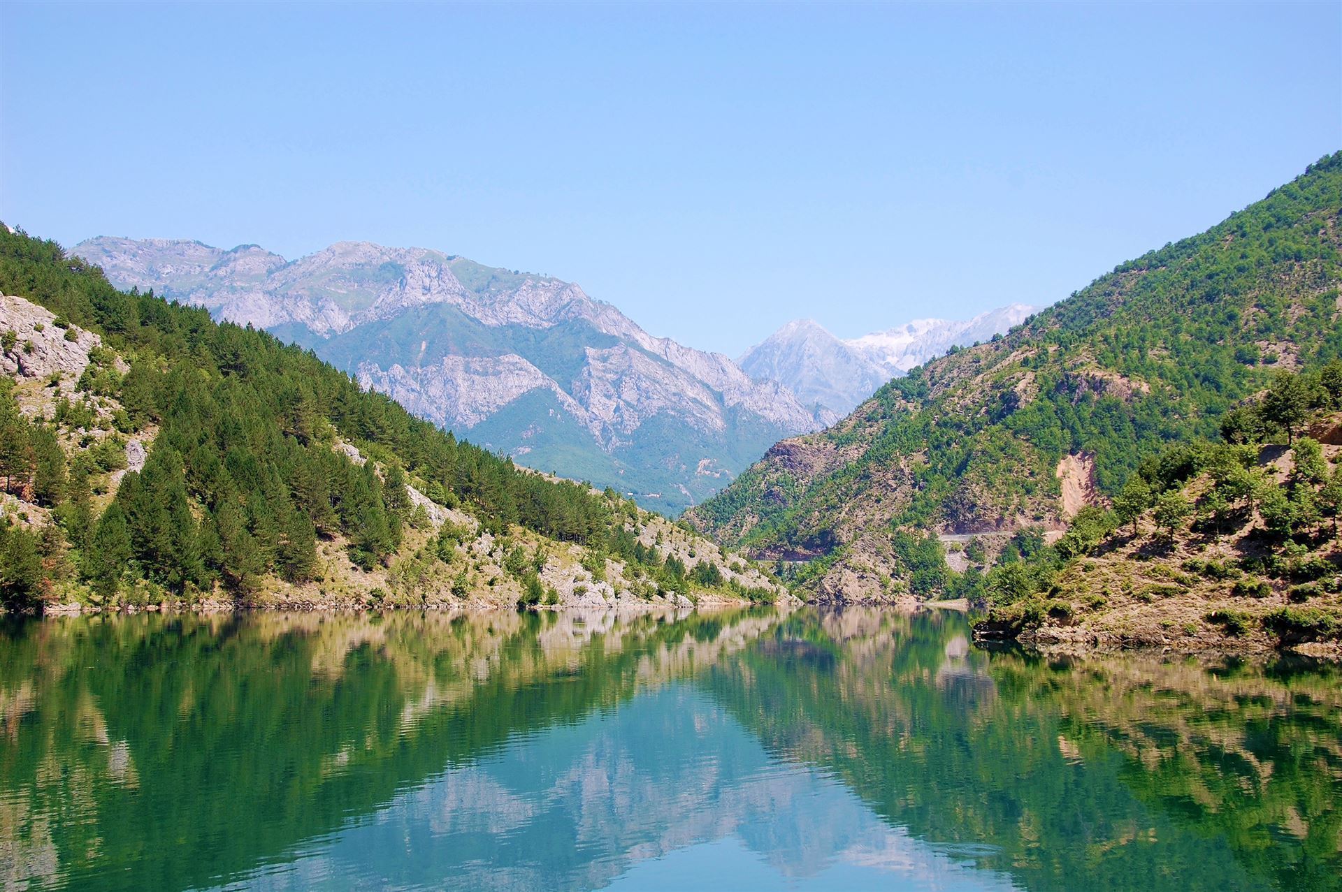 Valbona Park mit Koman See