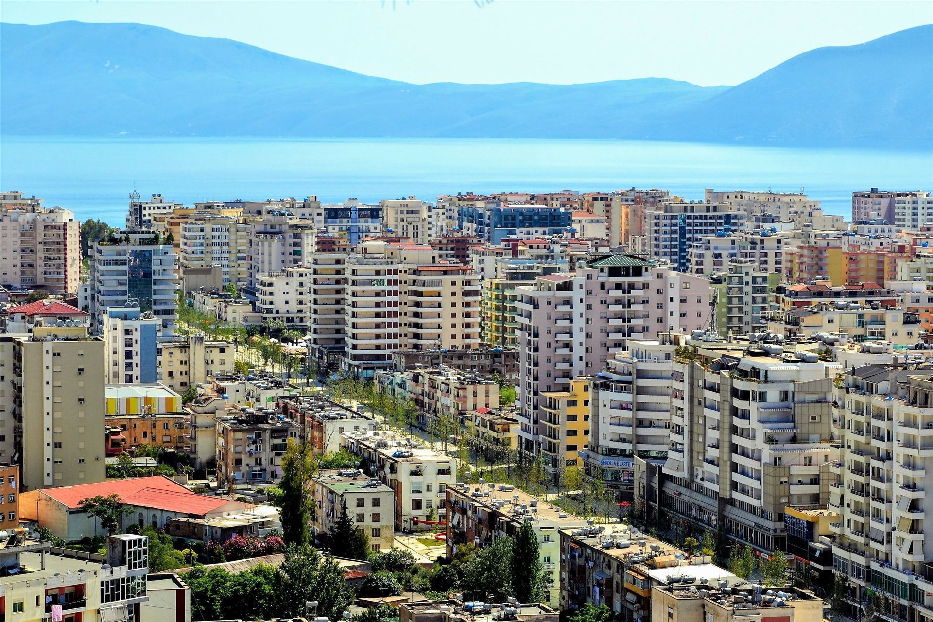 Vlora-Stadtansicht