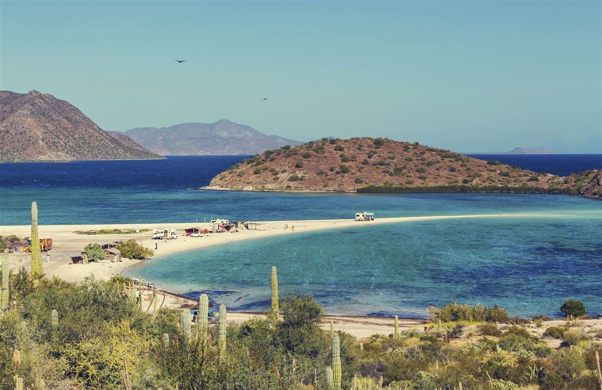 Küstenabschnitt auf der Baja