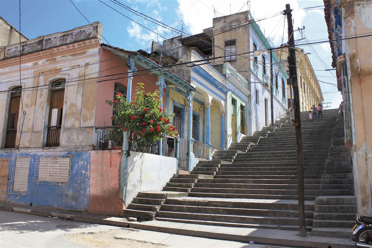Kolonialgebäude in Santiago de Cuba