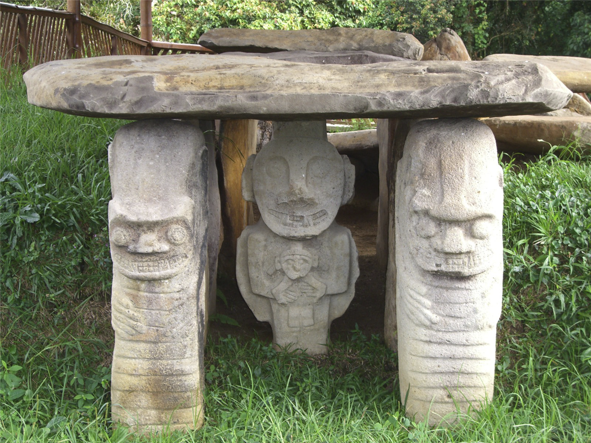 Im archäologischen Park von San Agustin